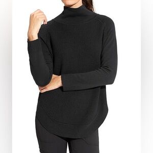 Athleta Ravine Tunic Long Mock Merino Turtleneck Sweater Women's Small